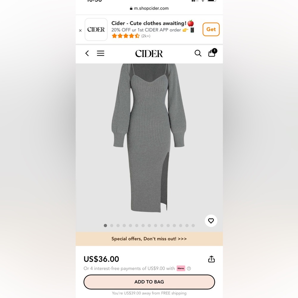 Cider dress